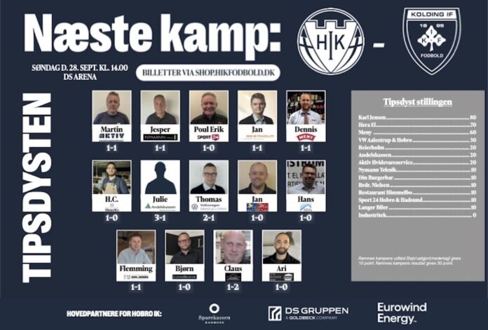 DS Arena i Hobro klar til kamp mellem Hobro IK og Kolding med spænding i tipsdyst og gratis adgang til publikum