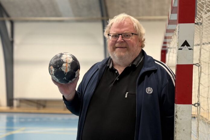 Tommy Poulsen, der fejres for 50 år som frivillig i Jarl Arden Håndbold