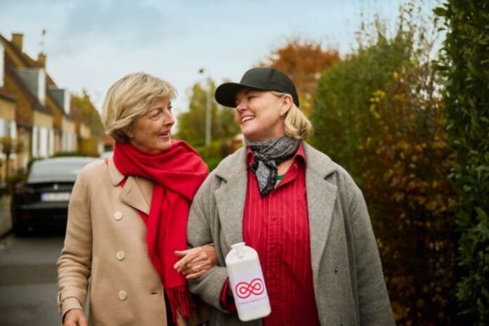 Frivillige indsamlere fra Kræftens Bekæmpelse går fra dør til dør under landsindsamlingen i Danmark
