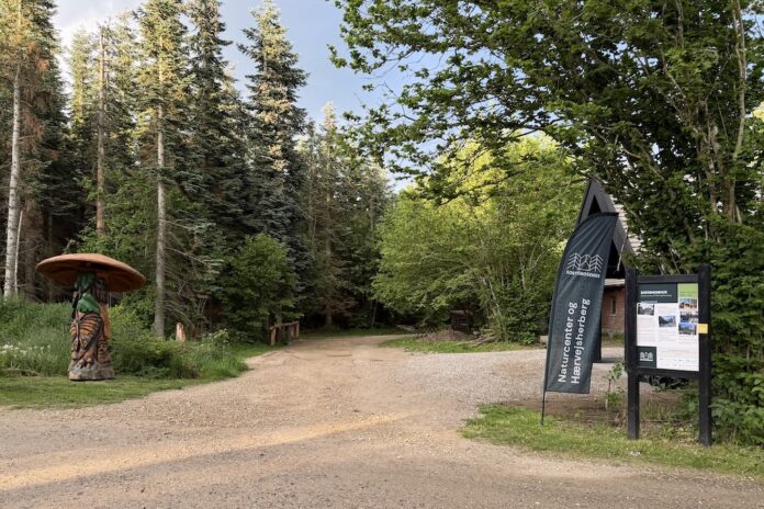 Lokale foreninger og borgere samles til aktiviteter i naturen ved Sortemosehus under Skovfest i Arden.