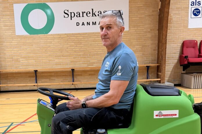 Ny gulvvasker til Als Hallen med støtte fra Sparekassen Danmark Fonden Hobro