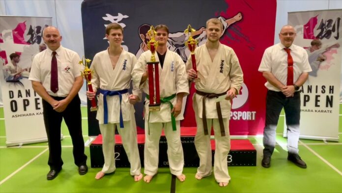 Kæmpere fra Hadsund Karate Skole ved Danish Open 2026