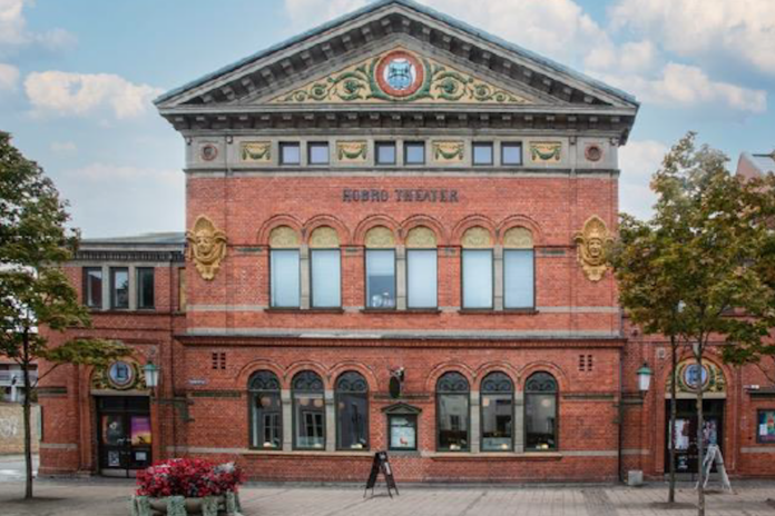 Hobro Theater på Theatertorvet, hvor Hobro Borger- og Håndværkerforening holder generalforsamling den 21. oktober.